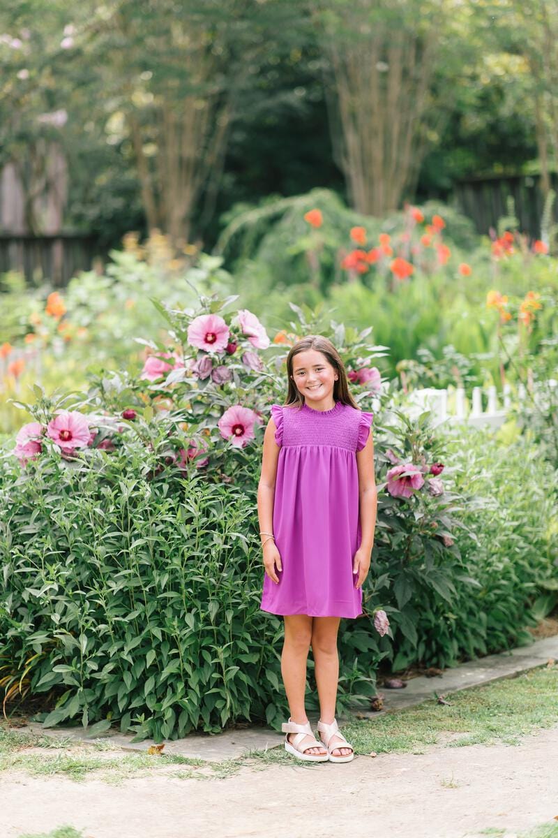 Lottie Dress, Magenta