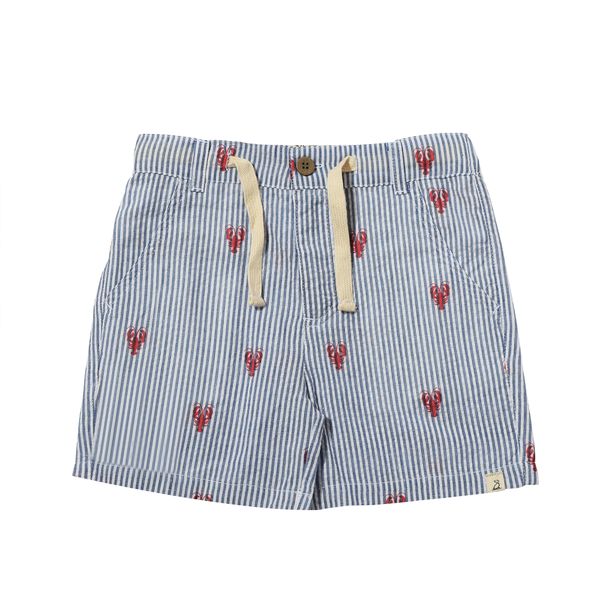 Woven Shorts - Lobster Seersucker