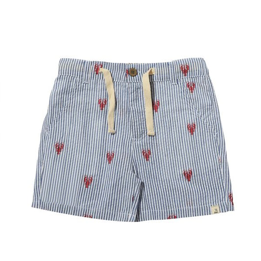 Woven Shorts - Lobster Seersucker