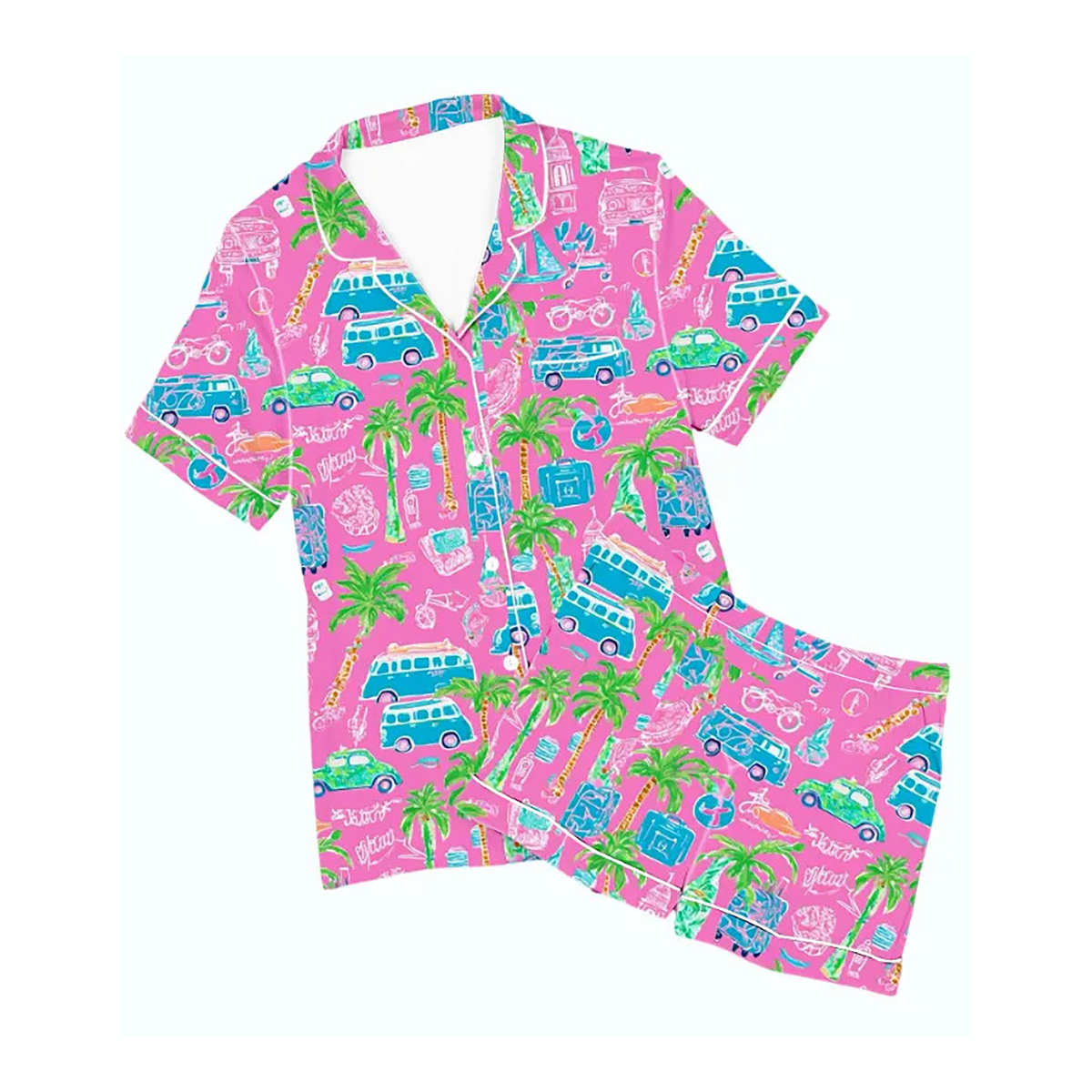 Loungewear Set, Tropical