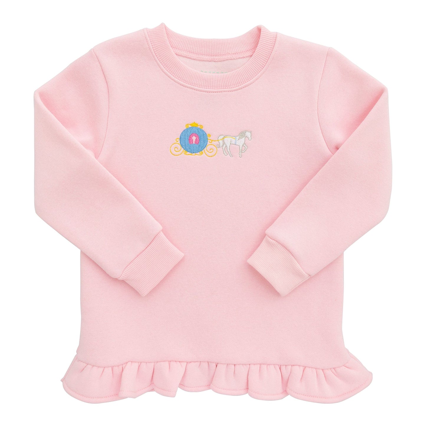 Pink Ruffle Sweatshirt, Carriage