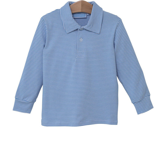Jackson Polo - Cornflower Stripe
