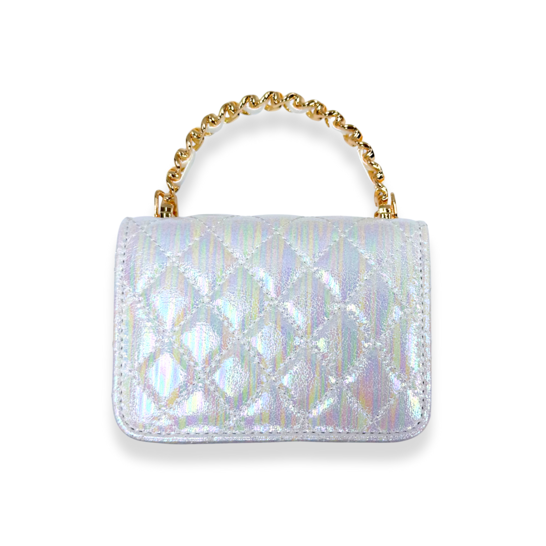 Shiny Quilted Purse