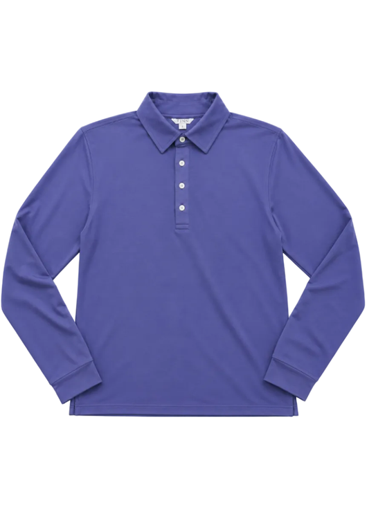 Waypoint Long Sleeve Polo, Navy