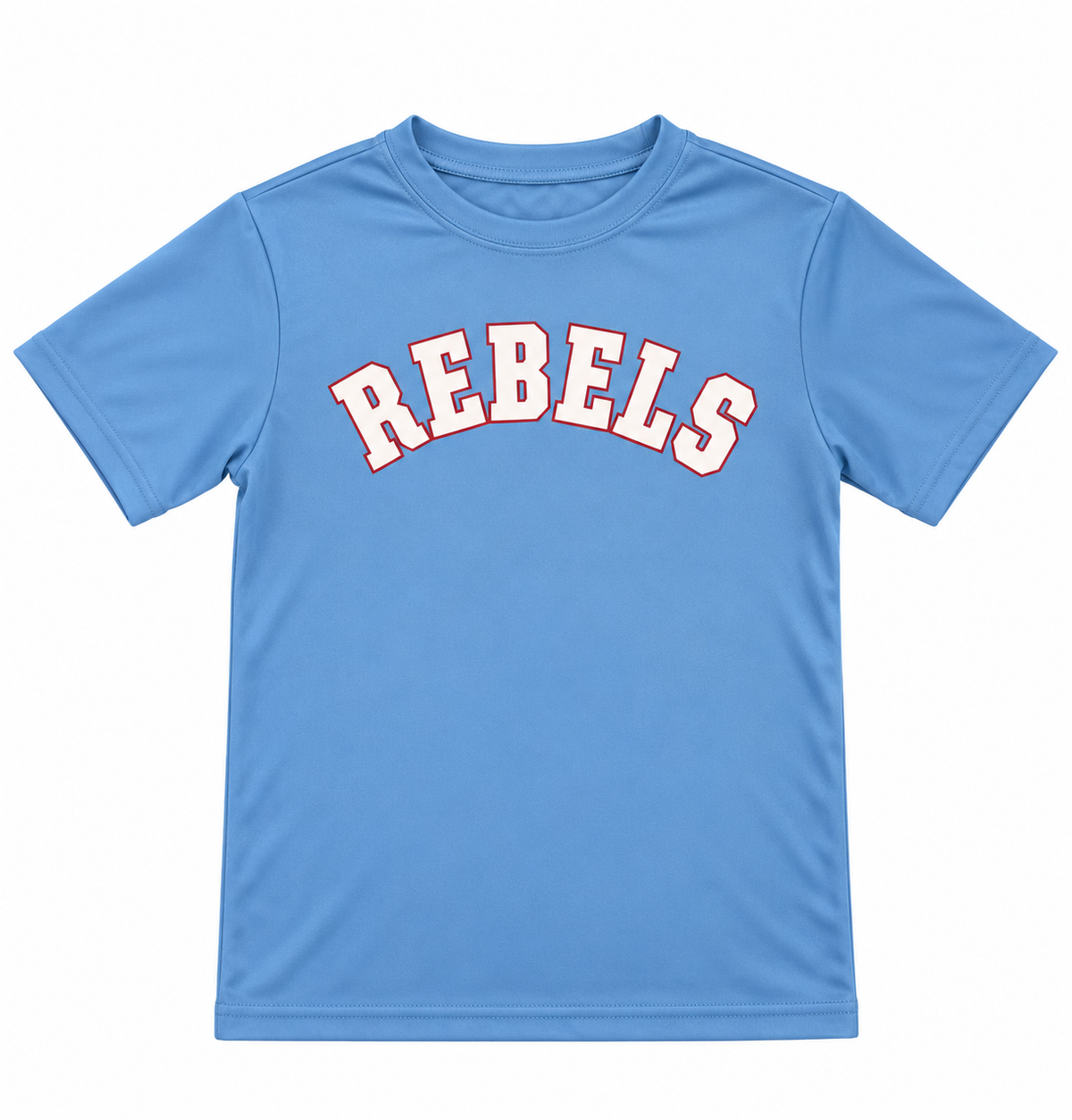 REBELS Powder Blue Performance Tee