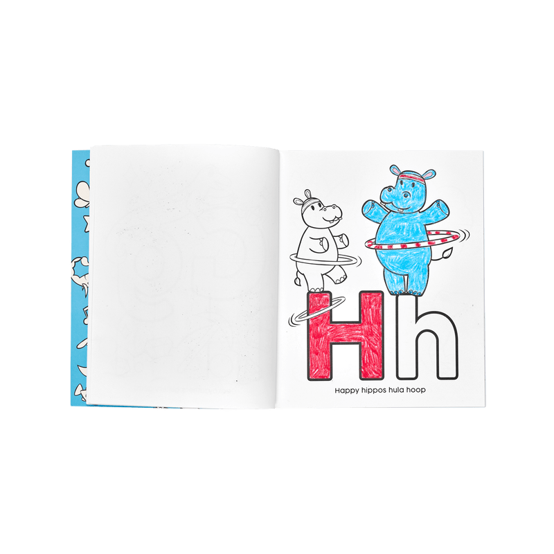 ABC Amazing Animals Toddler Coloring Book