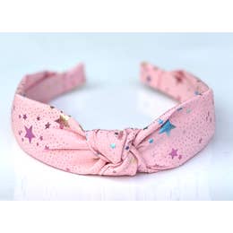 Pink Irridescent Star Headband