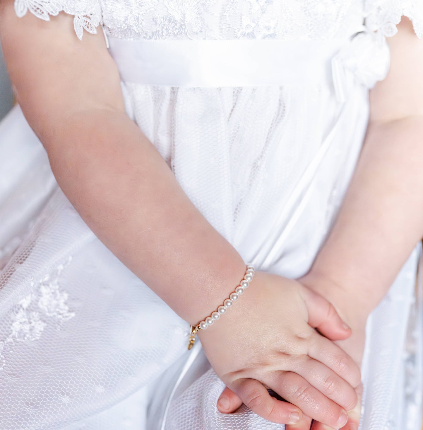 14K Gold-Plated Pearl Bracelet
