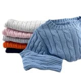Cable Crewneck Sweater