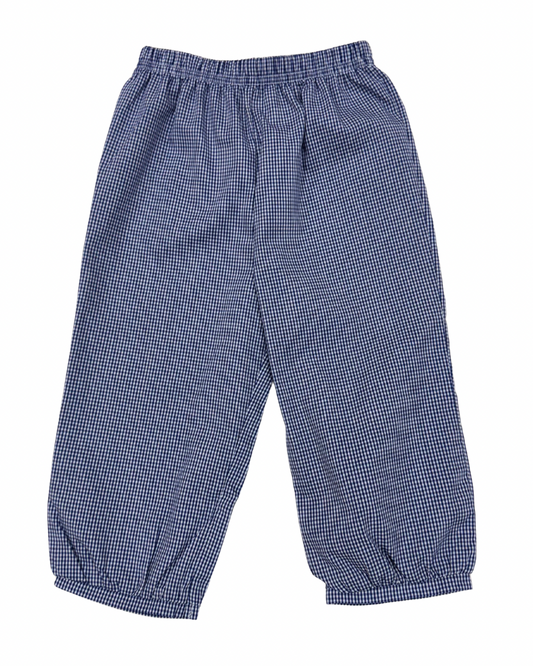 Adam Pant, Royal Blue Mini Gingham