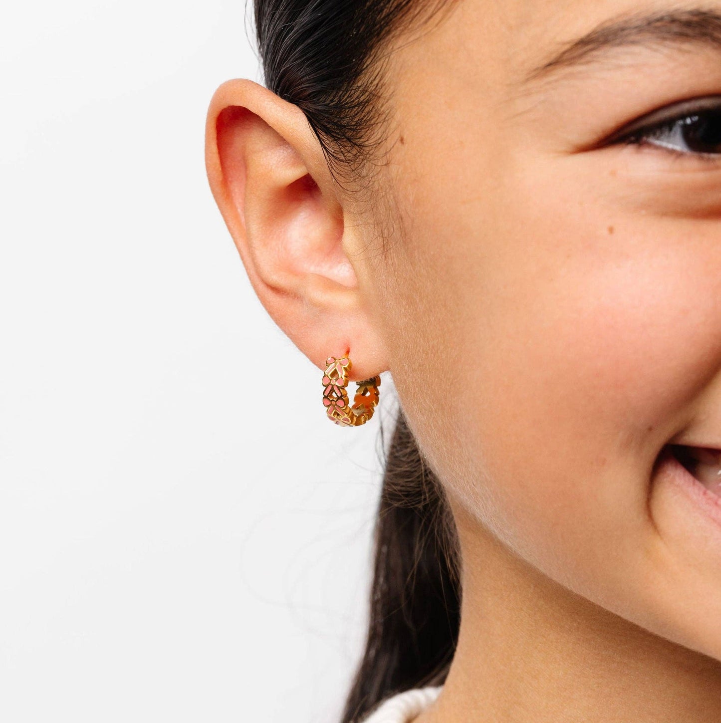 Bow Repeat Hoop Earrings