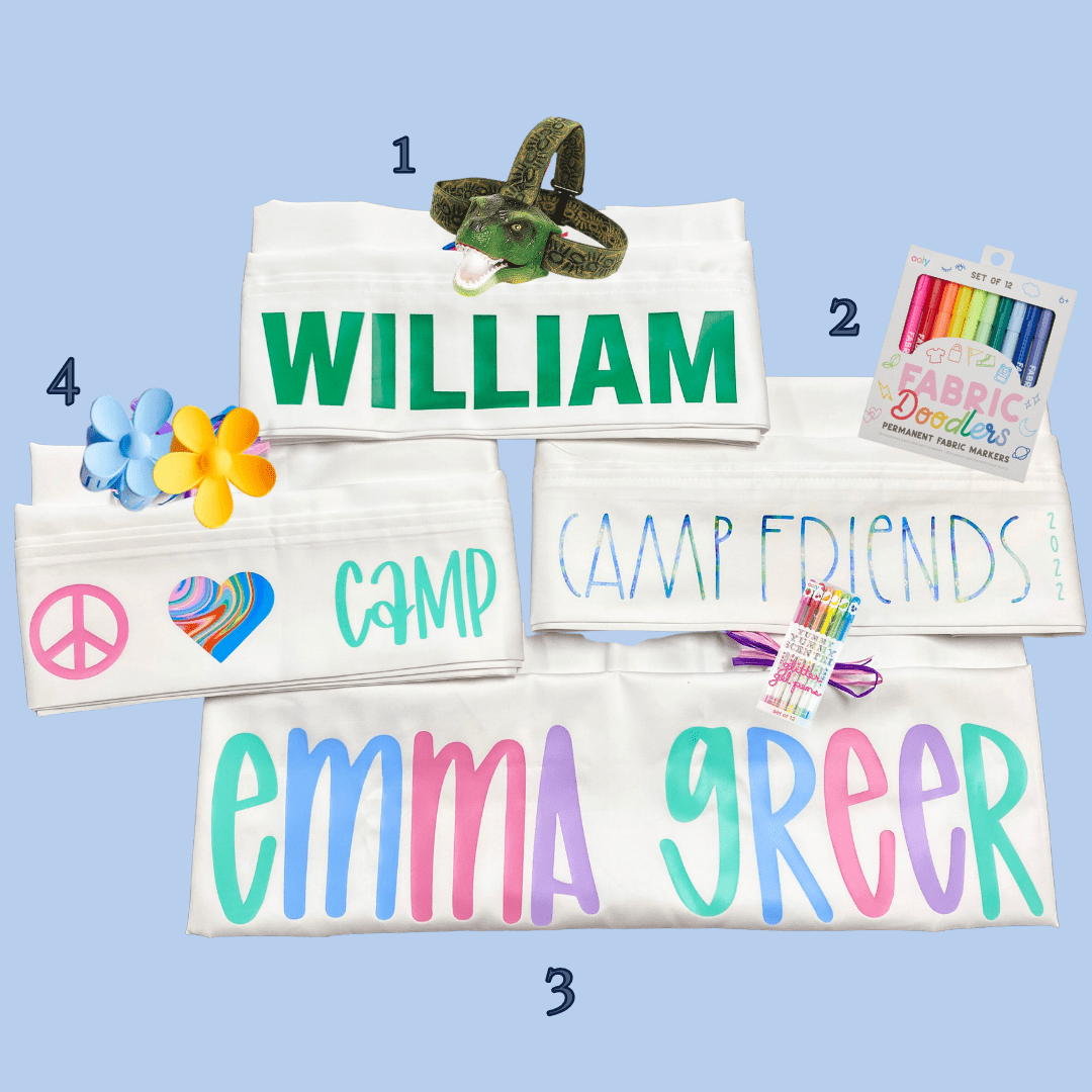 Custom Vinyl Lettering Pillowcase
