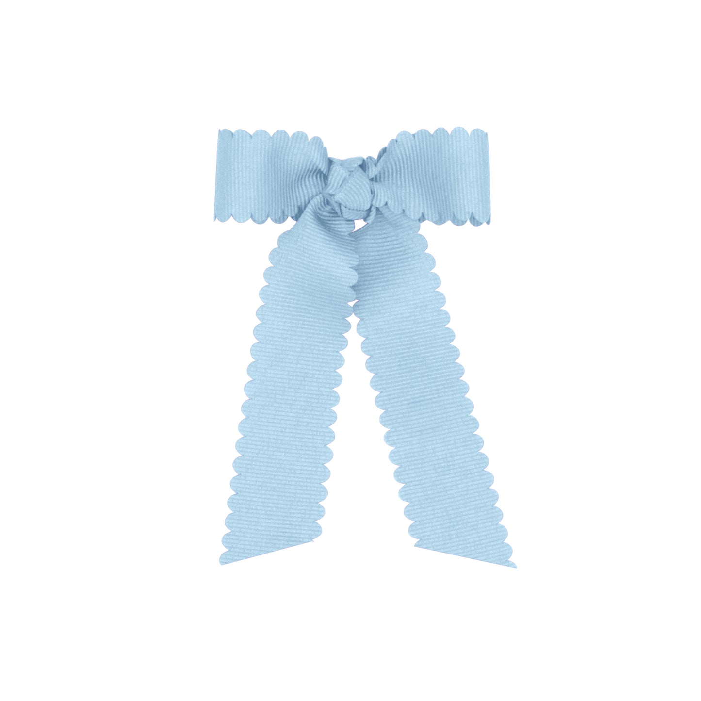 Tiny Scallop Bow with Tails