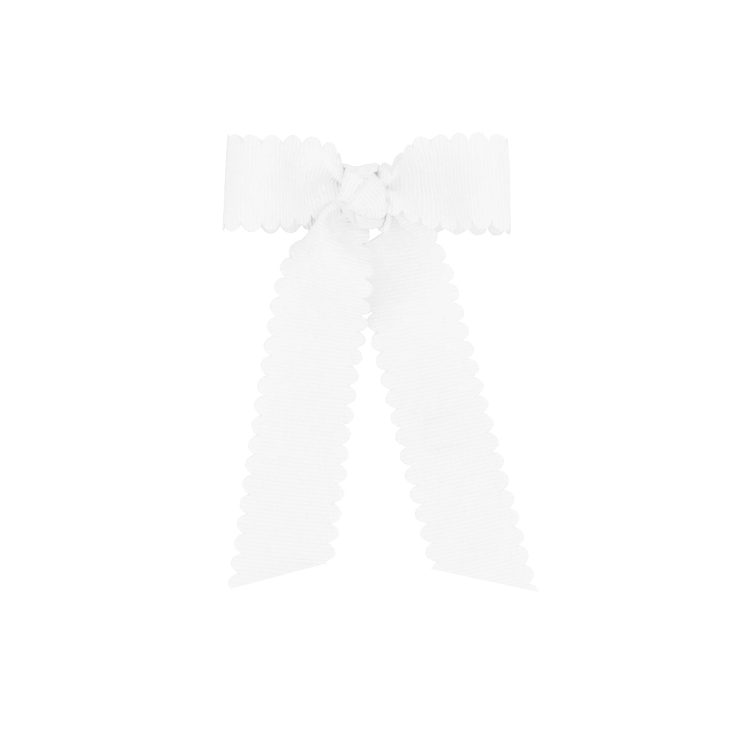 Tiny Scallop Bow with Tails
