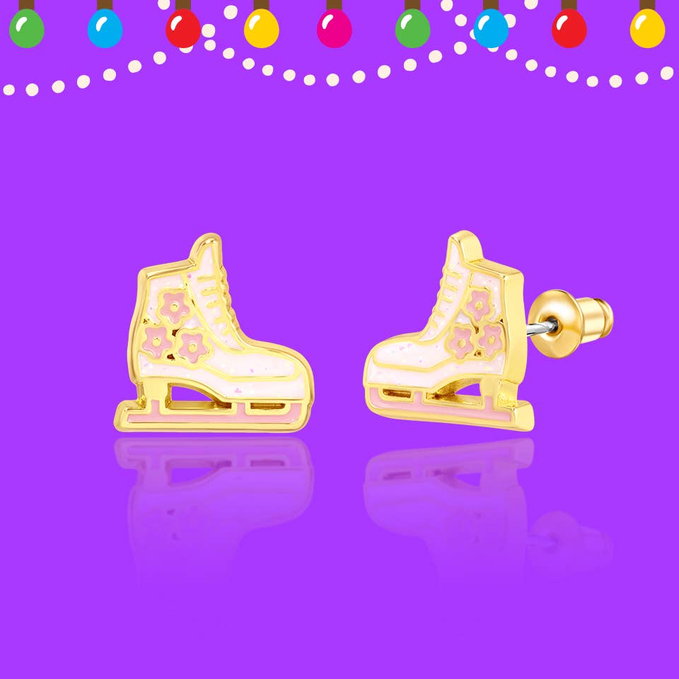Ice Skates | Cutie Stud Earrings | Christmas 2026