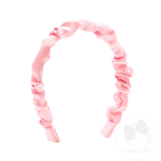 Satin Ruffled Headband