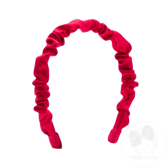 Satin Ruffled Headband