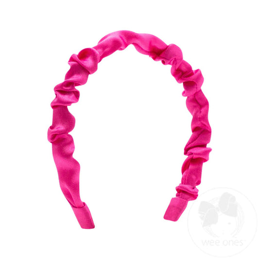 Satin Ruffled Headband