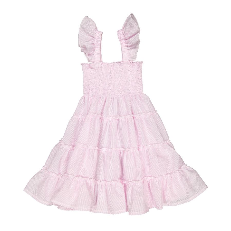 Maryland Pink Seersucker Dress