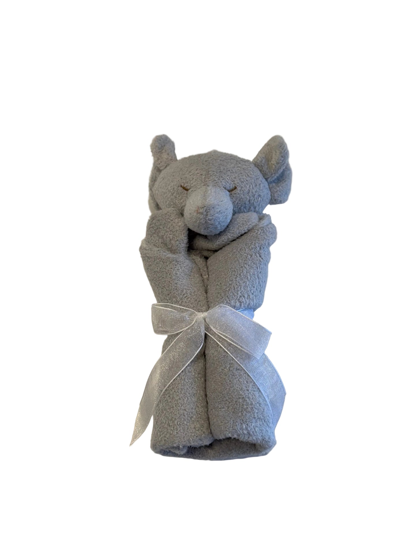 Gray Elephant Blankie Lovie