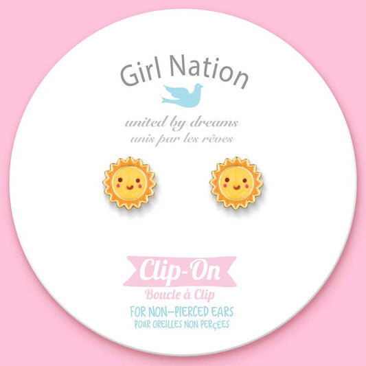Sunny Day Clip On Earrings