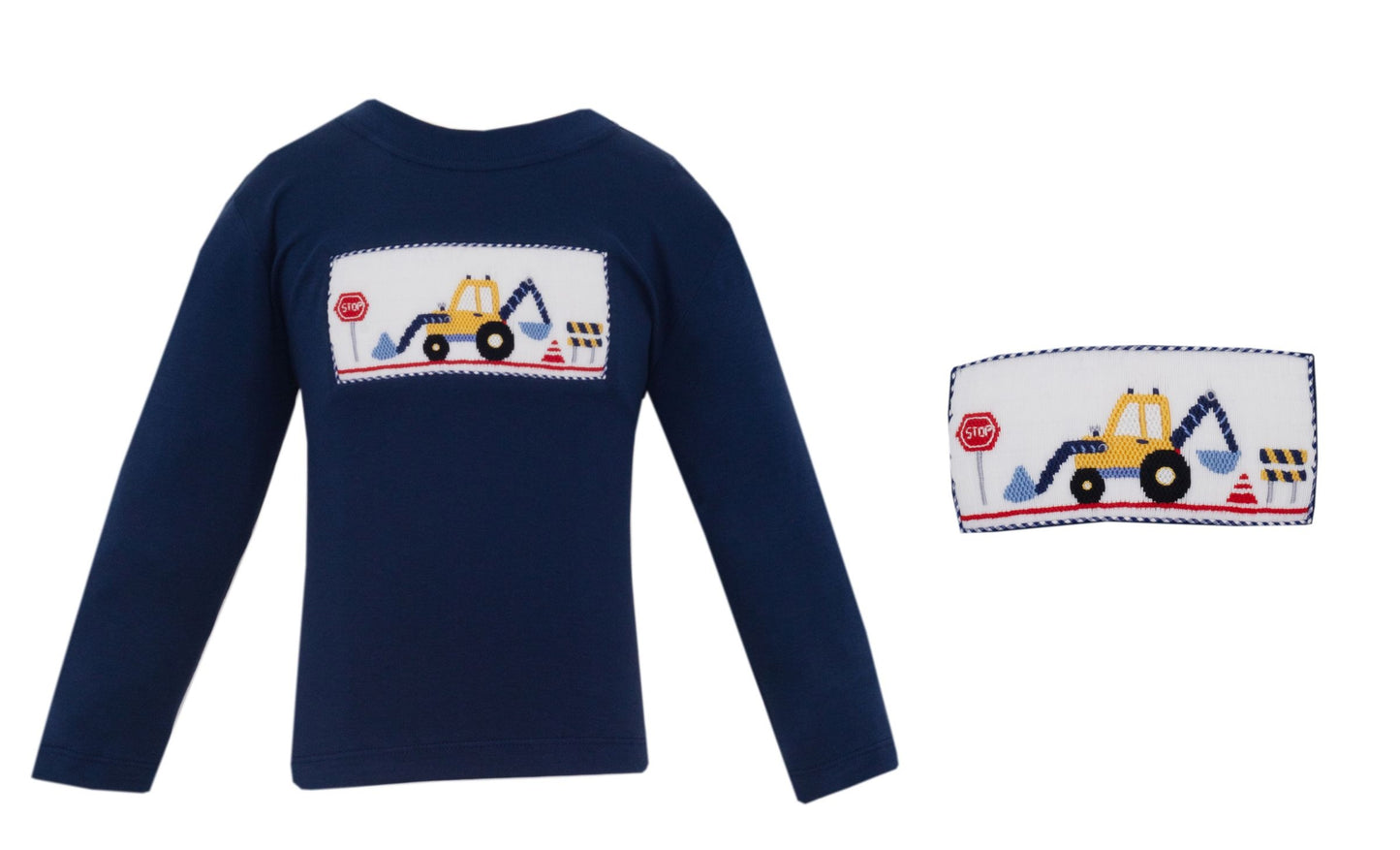 Excavator Smocked Tee