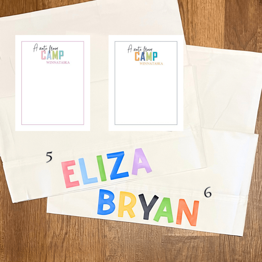 Custom Vinyl Lettering Pillowcase