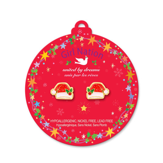 Merry Santa Hat | Cutie Stud Earrings | Christmas 2026