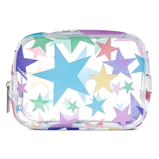 Clear Stars Cosmetic Bag