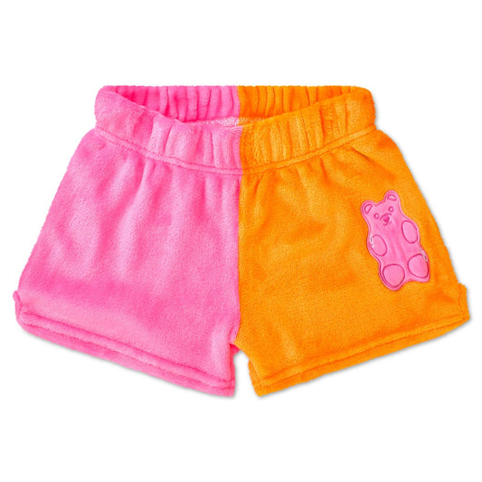 Jelly Bears Color Block Plush Shorts