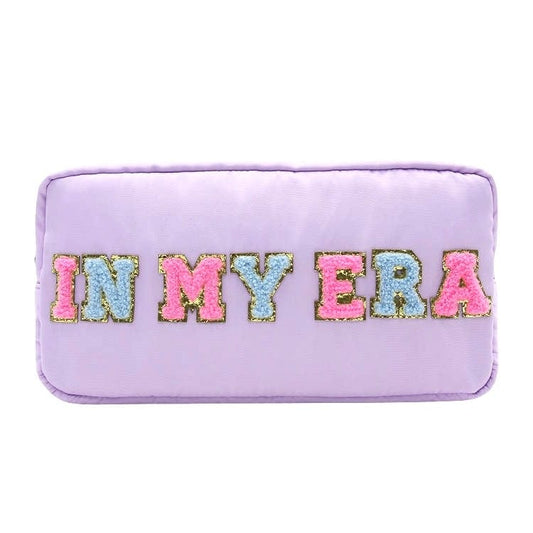 "In My Era" Varsity Letter Cosmetic Bag