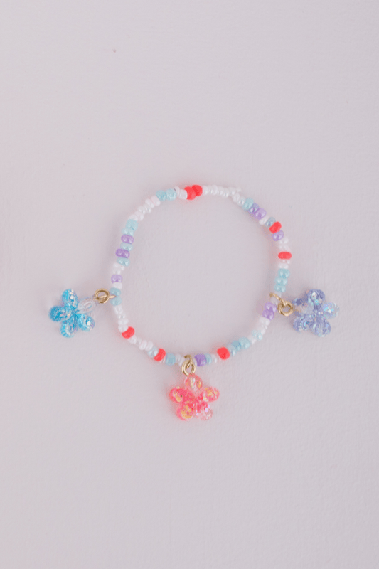 Shimmer Flower Bracelet