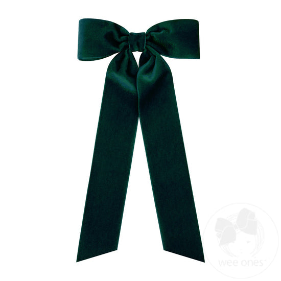 Medium Velvet Ribbon Hairbow