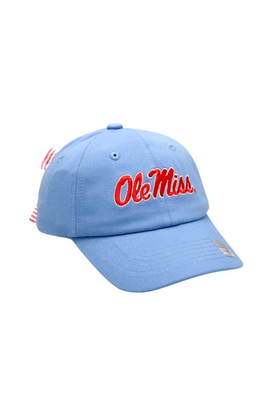 Officially Licensed Ole Miss Bow Baseball Hat