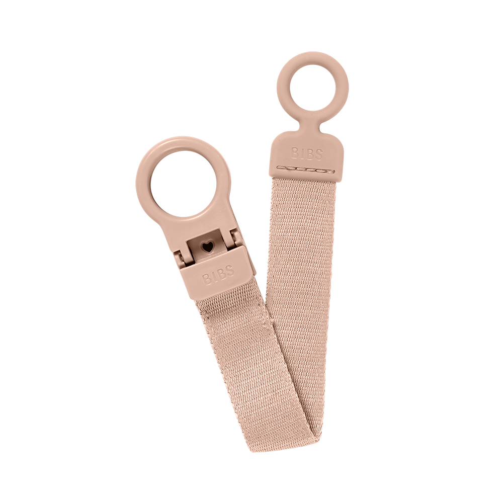 BIBS Pacifier Loop Clip - Blush