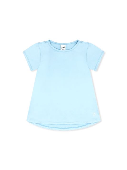Bridget Basic Tee, Cotton Candy Blue