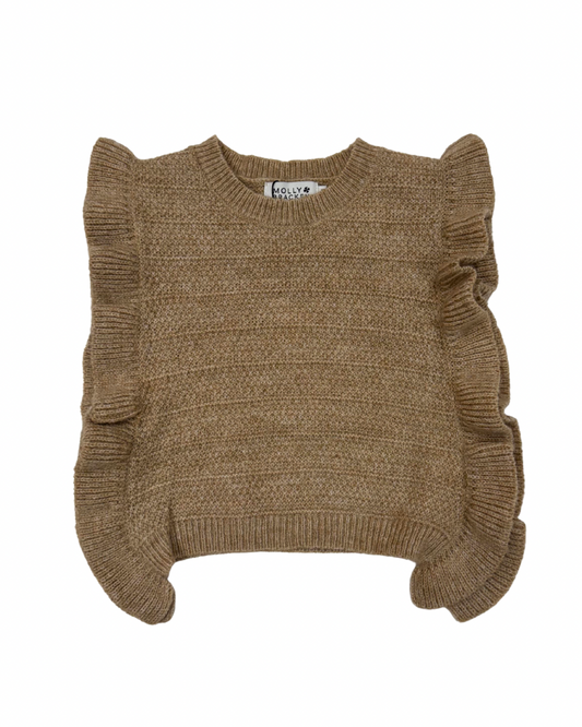 Sleeveless Sweater, Beige