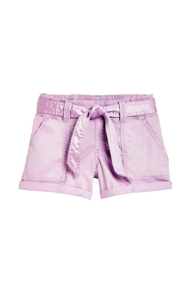 Mauve Belted Shorts
