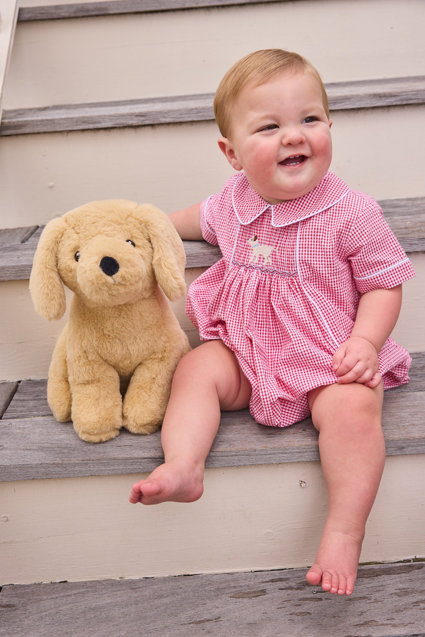 Chest Smocked Bubble, Lab