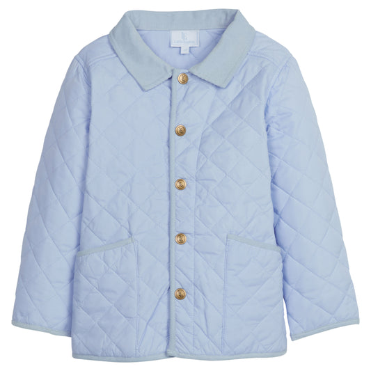 Classic Quilted Jacket, Light Blue