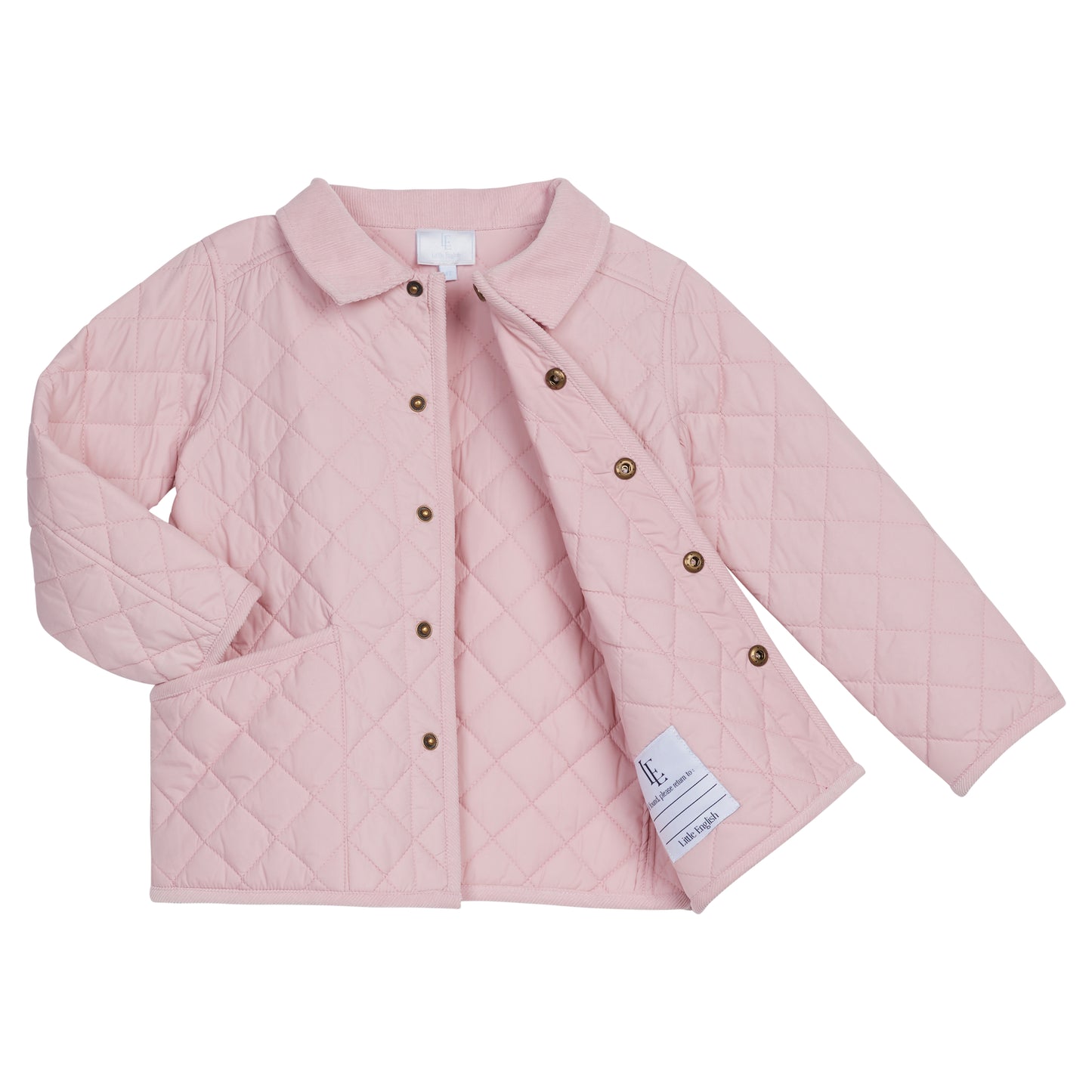 Classic Quilted Jacket, Light Pink