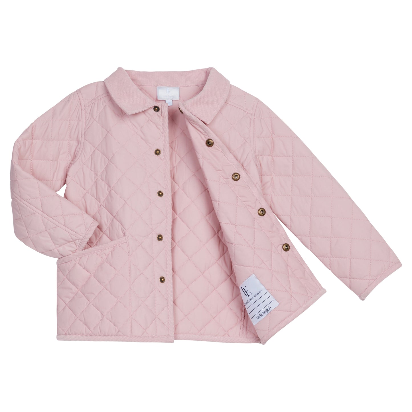 Classic Quilted Jacket, Light Pink