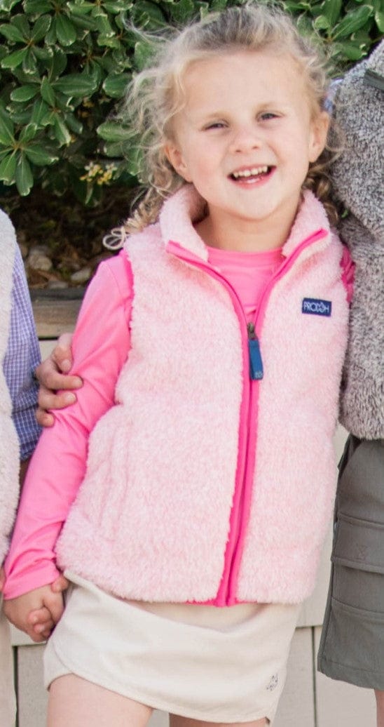 Classic Sherpa Vest, Cherry Blossoms