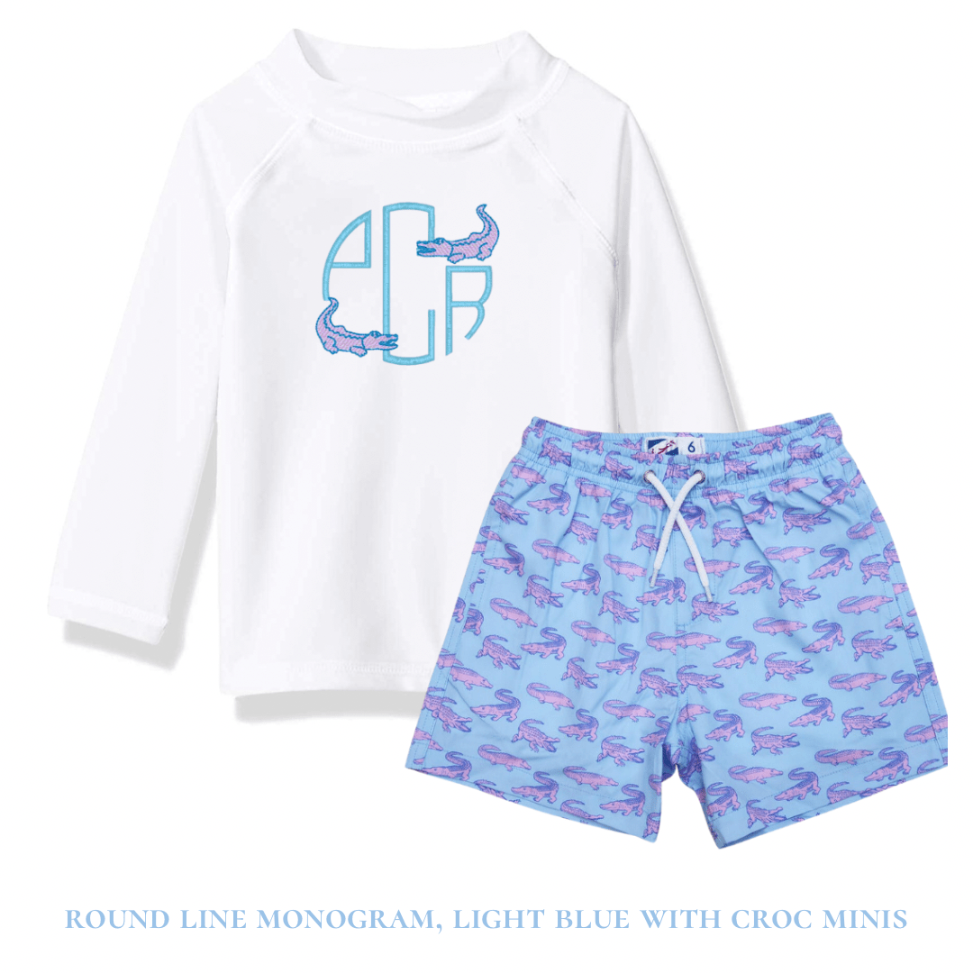 Boys White Rashguard