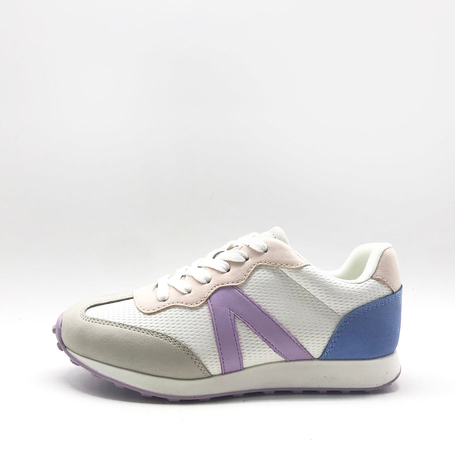 Dannah Sneaker - White Lilac Blue