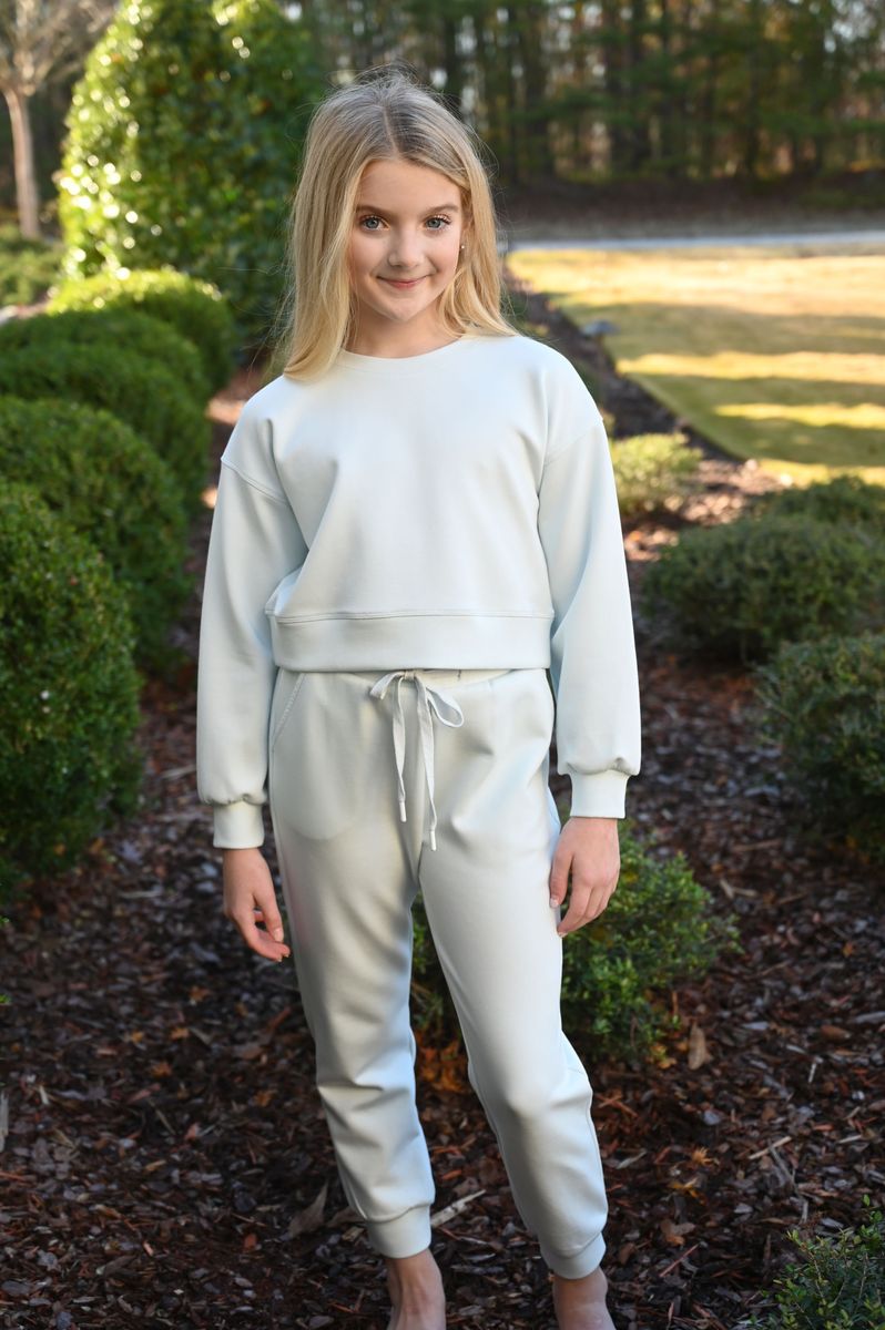 Darby Sweatshirt, Frost Cozy
