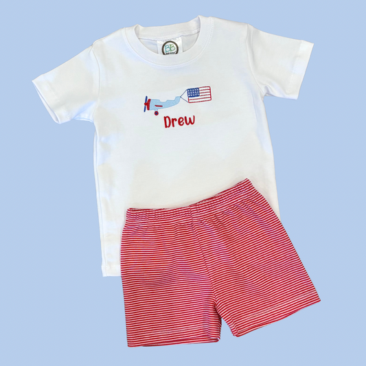 Boy Patriotic Flyer Shirt