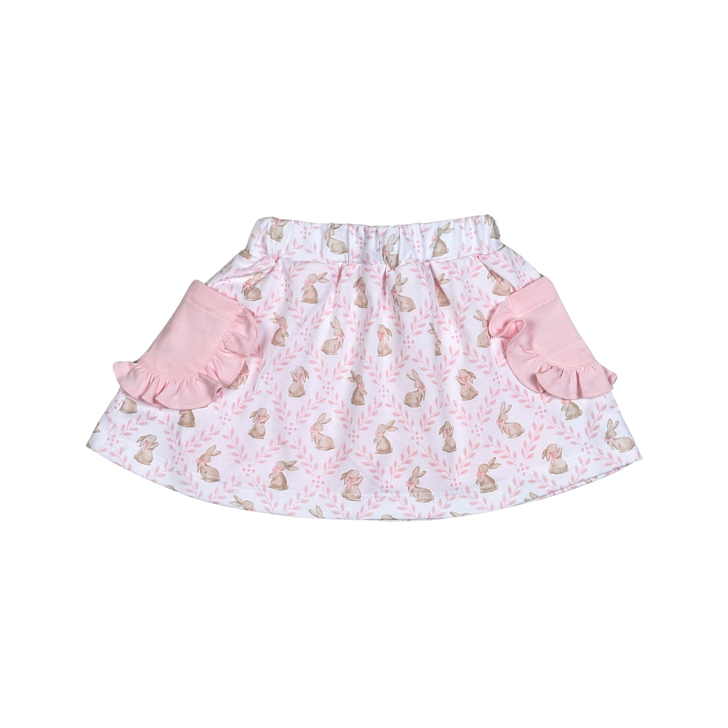 Pink Easter Bunnies Pima Skort