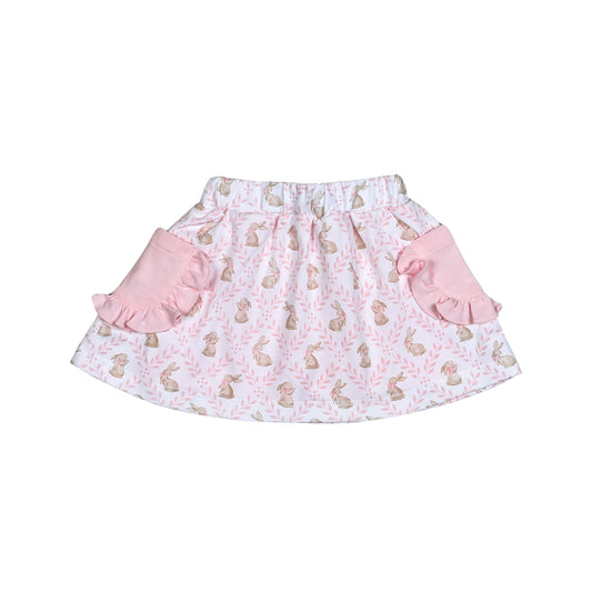 Pink Easter Bunnies Pima Skort