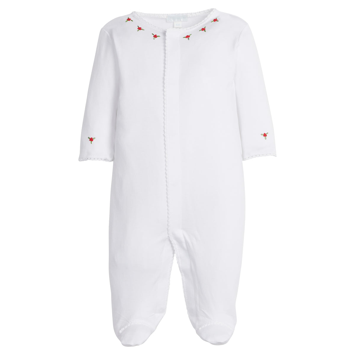 Embroidered Footie, Holly